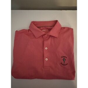 Johnnie - O Valentine Invitational Men's Pink  Polo Shirt Sz  L